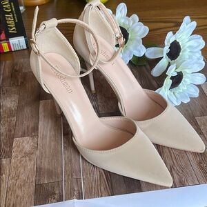 Elegant Beige Women's Heels by Sam Edelman